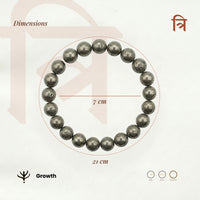 Wealth Catalyst Raw Pyrite Bracelet