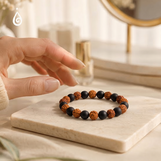 Karungali Rudraksh Bracelet