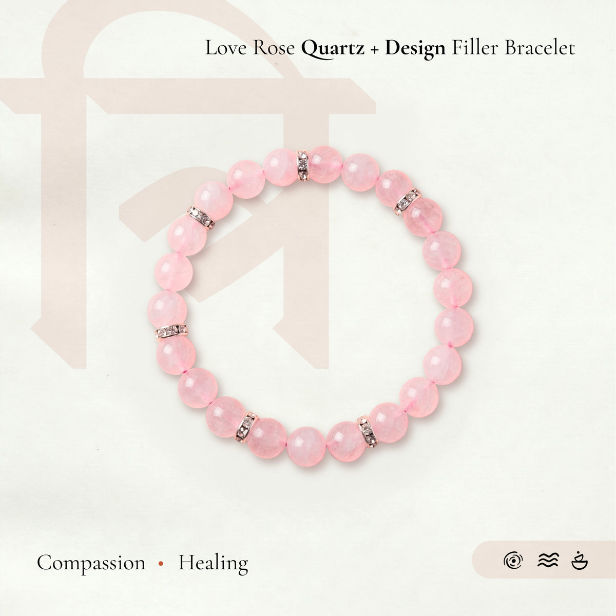 Love's Embrace Rose Quartz Bracelet