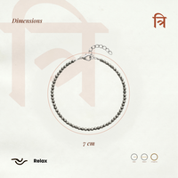 Raw Pyrite Anklet