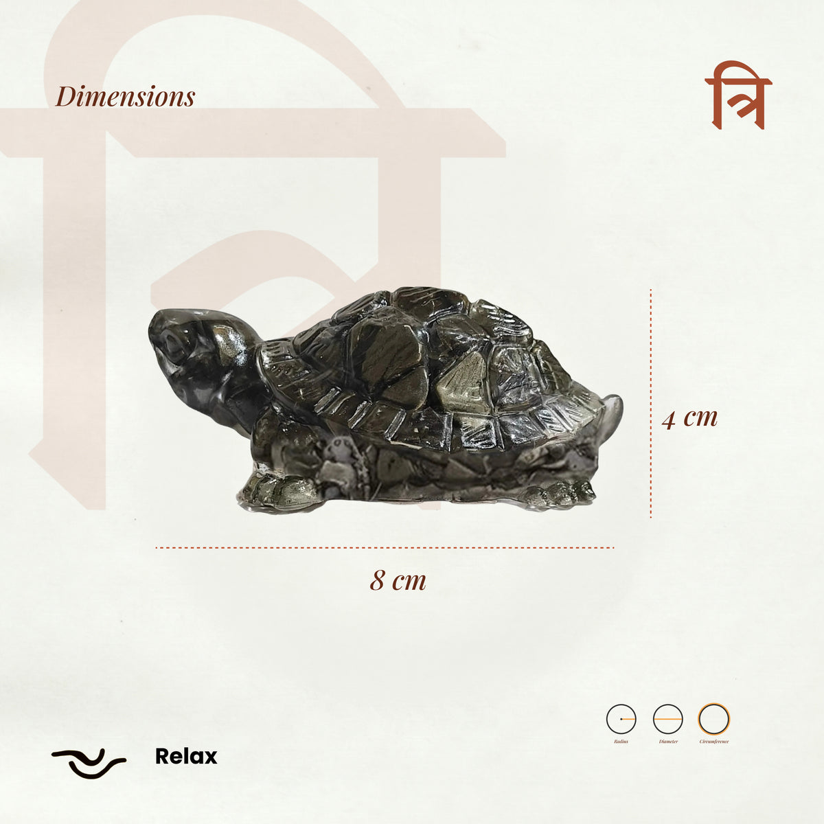 Vastu Pyrite Tortoise (Kachhua)