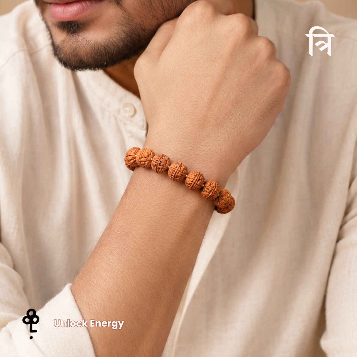 5 Mukhi Rudraksha (Nepali) Bracelet