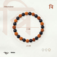 Karungali Rudraksh Bracelet