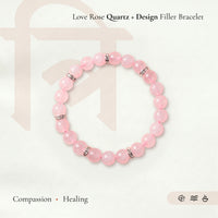 Love's Embrace Rose Quartz Bracelet