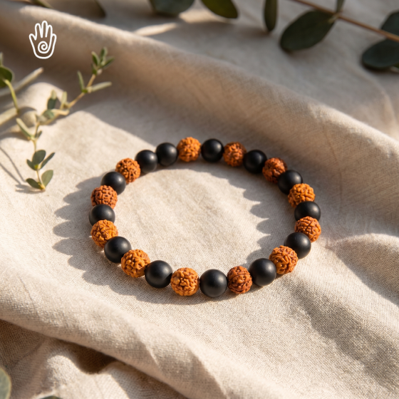 Karungali Rudraksh Bracelet