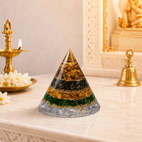 Vastu Conical Dhan Yog Pyramid with Selenite Base