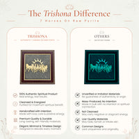 Vastu 7 Horses on Raw Pyrite Frame