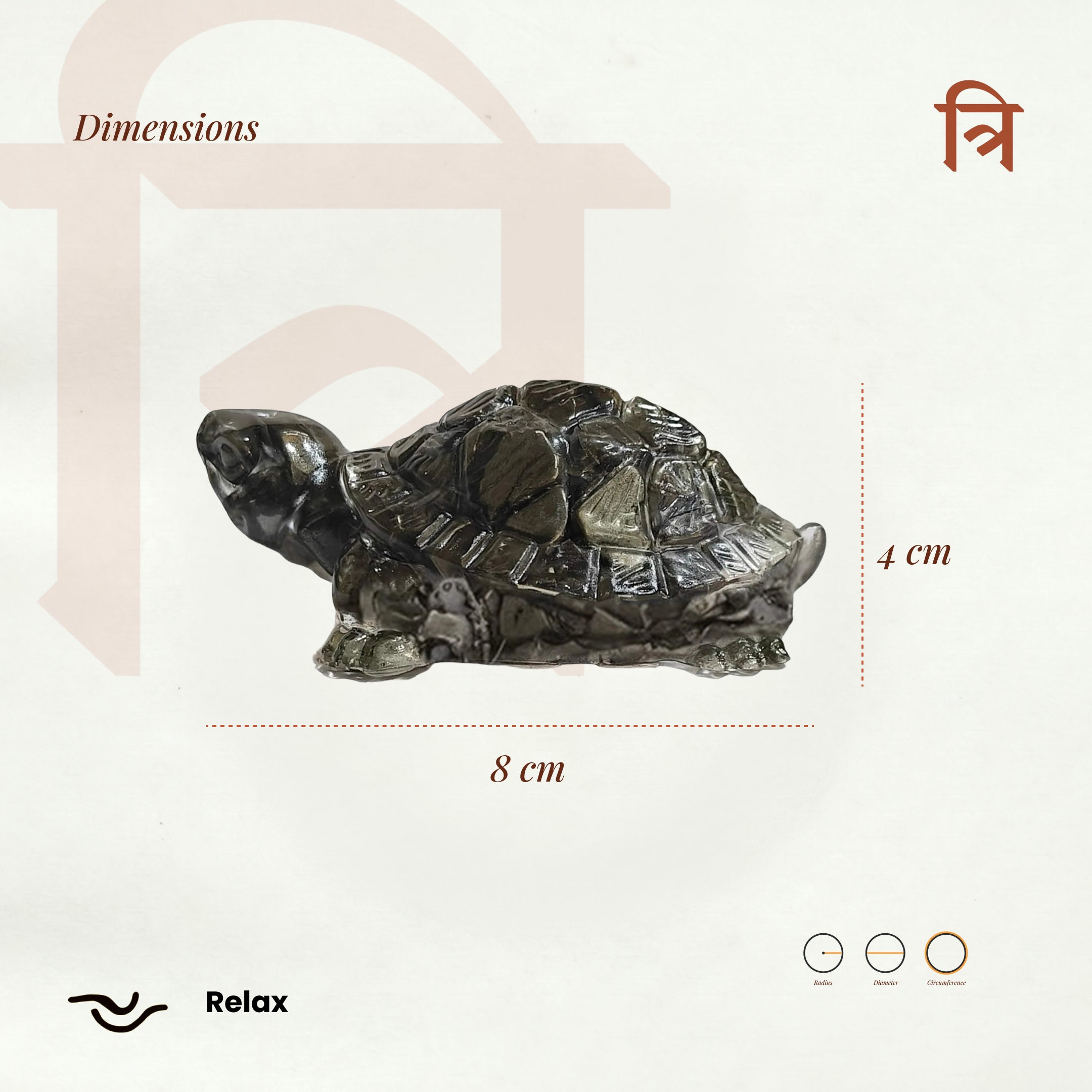 Vastu Pyrite Tortoise (Kachhua)