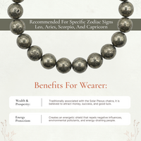 Wealth Catalyst Raw Pyrite Bracelet